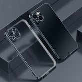 Electroplated Edge Frosted TPU Shockproof Case, For iPhone 13 Pro Max